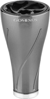 Bouton Gomexus A41BKBKGD-G - 41mm, Or Et Noir - Compatible Moulinet Shimano A Et Daiwa S (taille 2500-5000)