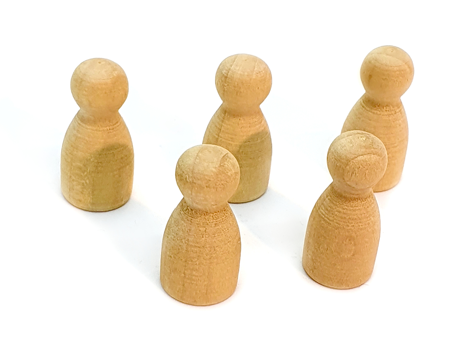 100 Fingerfood Kegel aus Holz, Kegel, 45 x 90/130 mm - Bio