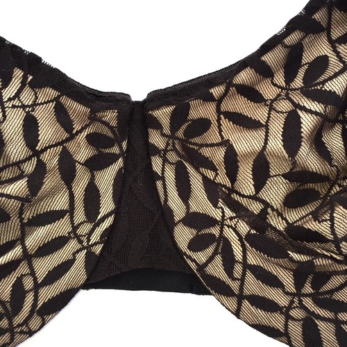Olga Bra Underwire Minimizer Lace Sheer Leaves Lightweight Full Coverage 35519 - Picture 39 of 84