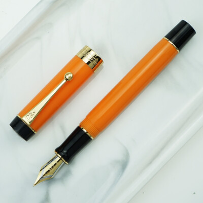 Yellow Jinhao 100 Centennial Resin Fountain Pen EF/F/M Bent Nib Writing  Gift Pen