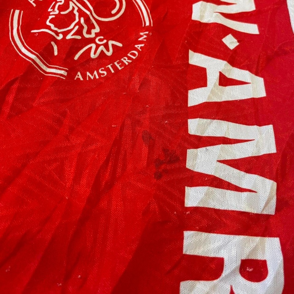 Maillot Ajax Amsterdam Domicile 1991-1993 Umbro Taille XL Vintage