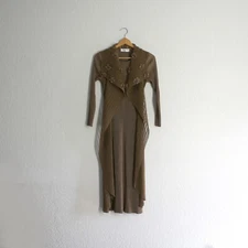 Voyage Boutique Paris Venus flowers applique overlay stretch fitting Dress S M