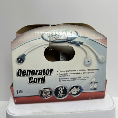 #ad Coleman Cable 01924 Generator Power Cord Adapter 12 4 3 Foot $28.55