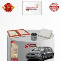 Set Service 3 Filter Und ÖL Vw Golf Vii 1.0 Tsi 81KW 110CV Von 2016-