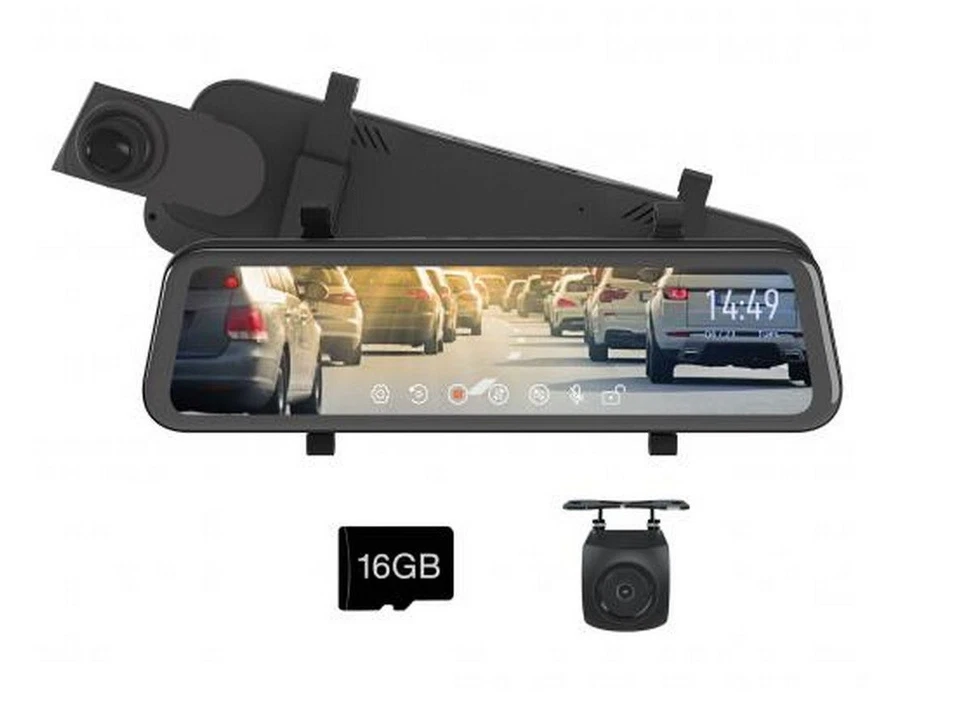  Gator GRV96MKT 9” Touch Screen HD Mirror 1080P Dual Reverse Camera Kit - Image 4 of 4