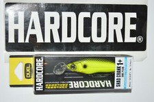 duel yo zuri hardcore 2 5/8" 1/4oz r1184-blcl shallow crank type 1+ black chart