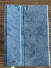 Wireless Keyboard for Tablet  10in  Light Blue with Marbling