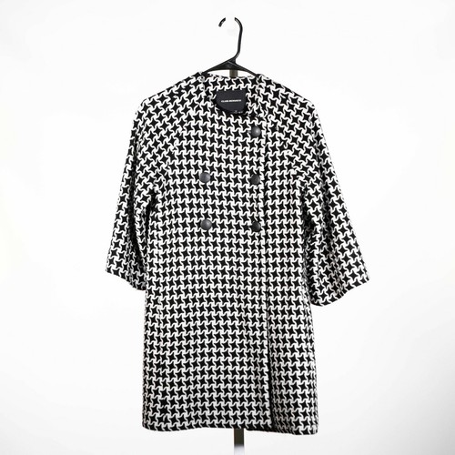 Club Monaco Women's Peacoat Black White 