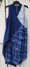 NWOT Halston Blue Abstract Dress Size 10