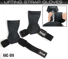 Kango Fintess WeightLifting Straps Power Lifting Hooks Wraps Gym Gloves
