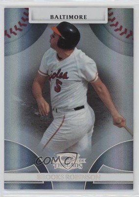 2008 Donruss Threads Silver Century Proof 24/100 Brooks Robinson #3 HOF 0l2