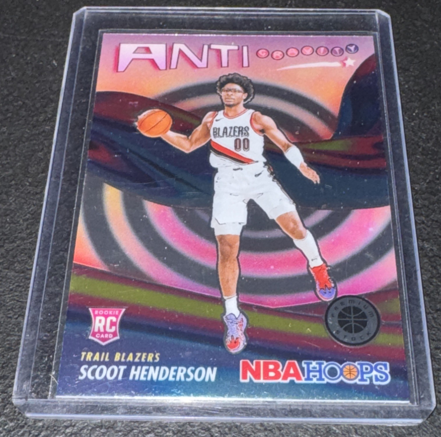 2023-24 Panini Nba Hoops Premium Stock - Anti-Gravity Scoot Henderson #9 Silver