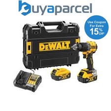 Dewalt DCD799P2 18v XR Brushless Compact Combi Hammer Drill - 2 x 5.0ah Battery