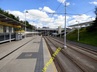 Foto 6x4 Etihad Campus Metrolink Straßenbahnhaltestelle Bradford\/SJ8698 The Eastboun c2016