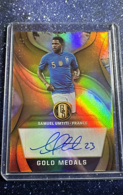 2019-20 Panini Gold Standard - Gold Medals Autographs Samuel Umtiti #GM-SU /149