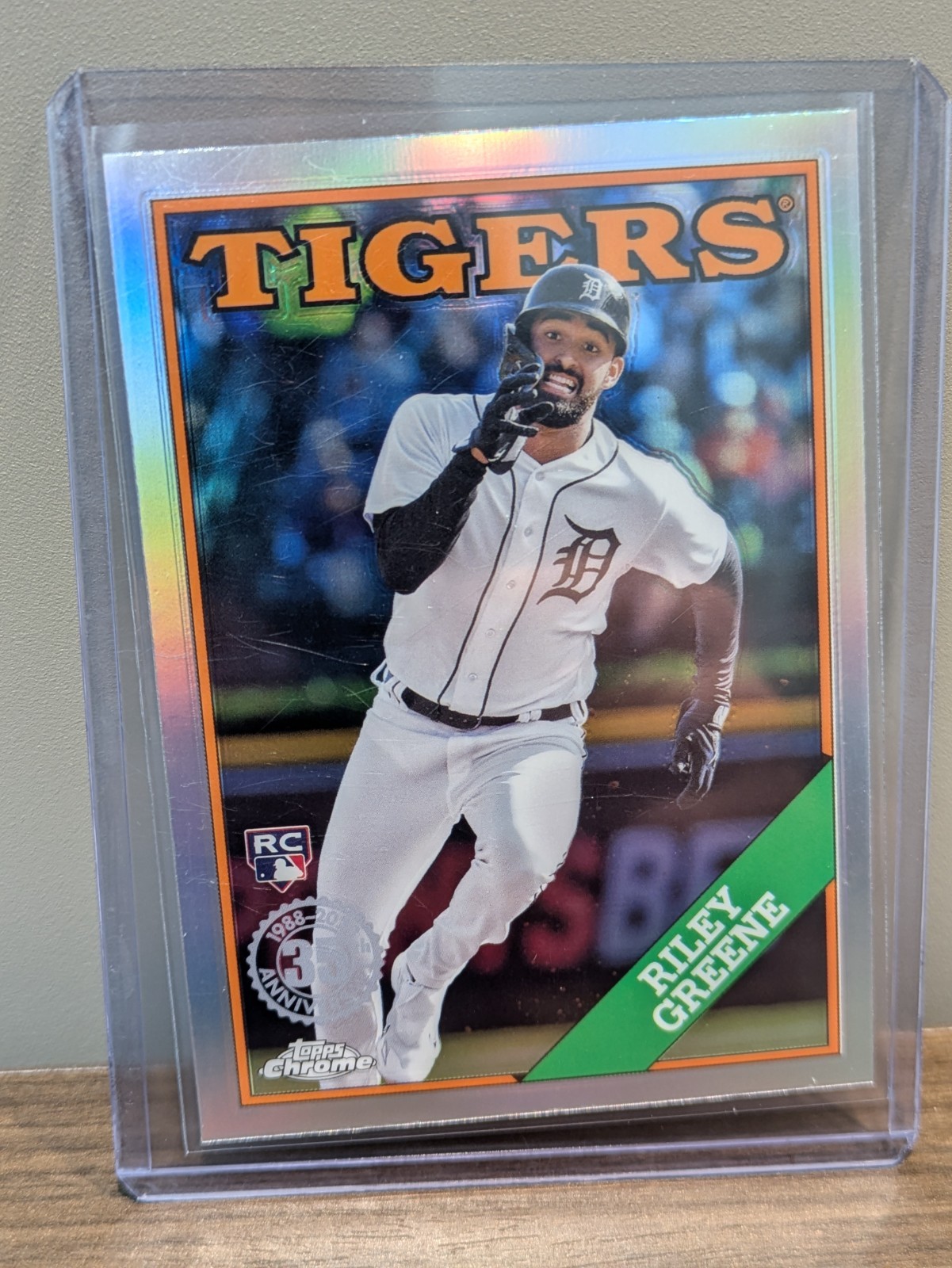 2023 Topps Chrome Update Series - 1988 Topps Baseball Riley Greene #88CU-9 (RC)