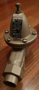 Watts No U5LP 1/2” Low Pressure Water Reducing Valve And Strainer Hot Water