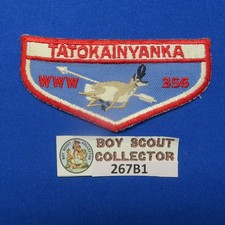 Boy Scout OA Tatokainyanka Lodge 356 F1a FF First Flap Order Of The Arrow 267B1