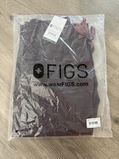Figs Espresso Women  s Scrubs Livingston High Waisted Pants Size XS Petite