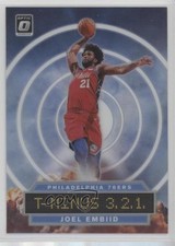 2019-20 Panini Donruss Optic T-Minus 3 2 1 Holo Prizm Joel Embiid #1 y3x