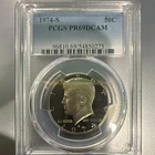 1974-S Kennedy Half Dollar PCGS PR69DCAM Proof Silver San Francisco