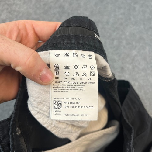 Hugo Boss Mens Jeans Regular Straight 32 32 Dark Wash Black Lightweight - Picture 7 of 12