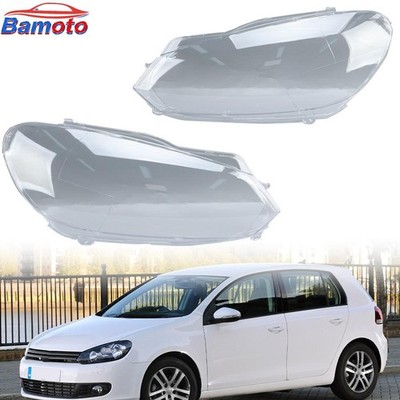 2× Scheinwerferglas Streuscheibe Linsen Links+Rechts Für VW Golf 6 Mk6 10-14