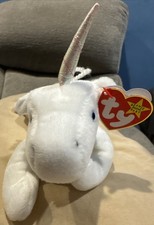 1993 Ty ORIGINAL BEANIE BABY Babies Collection Mystic Unicorn Iridescent Horn