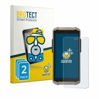 2X Schutzfolie Matt FüR I.Safe Mobile IS540.M1 Displayschutz Antireflektierend