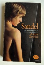 Sandel by Angus Stewart Paperback Book 1972 Gay Romance  Fiction Literature