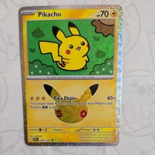PIKACHU 034/128 POKEMON CARD (30TH CELEBRATION SET)  12/30