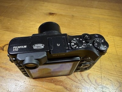 Fujifilm X Series X10 12.0MP Digital Camera - Black for sale
