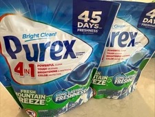 Purex 4-in-1 Laundry Detergent Pacs, Fresh Mountain 42 Count (2 Pack of 21 EACH)