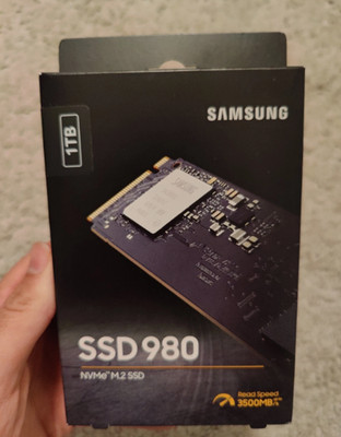  Samsung SSD 980 1TB NVMe M.2 2280 PCle 3.0x4 