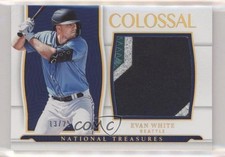 2022 National Treasures Colossal Materials Holo Gold 13/25 Evan White 09an