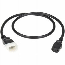 Eaton P004-E04 PDU POWER CORD C13 P-LOCK C14 N.A. EU RATED 10A 250V 4FT BLACK