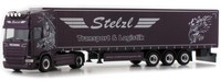 Herpa 928670 Scania R Gardinenplanenauflieger Stelzl