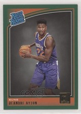 2018-19 Panini Donruss Rated Rookies Green Flood DeAndre Ayton #157 a9q