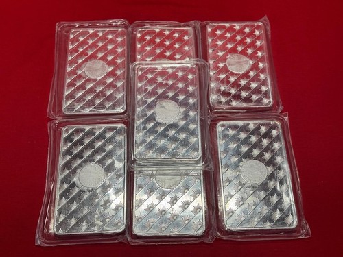 10 TROY OZ SILVER BAR - BRAND NEW - 7 COUNT .999 FINE SILVER - Picture 2 of 5