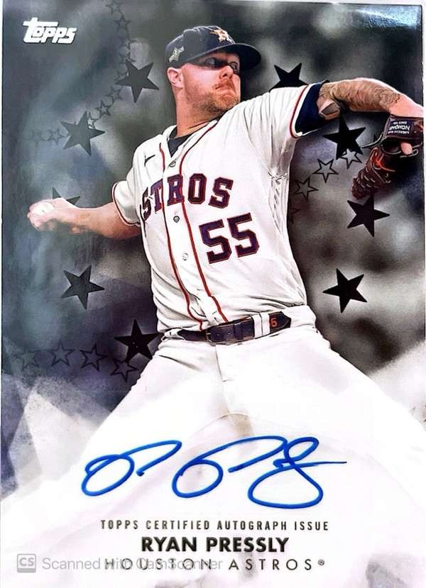 2024 Topps - Baseball Stars Autographs Black (Series Two) #BSA2-RP Ryan Pressly