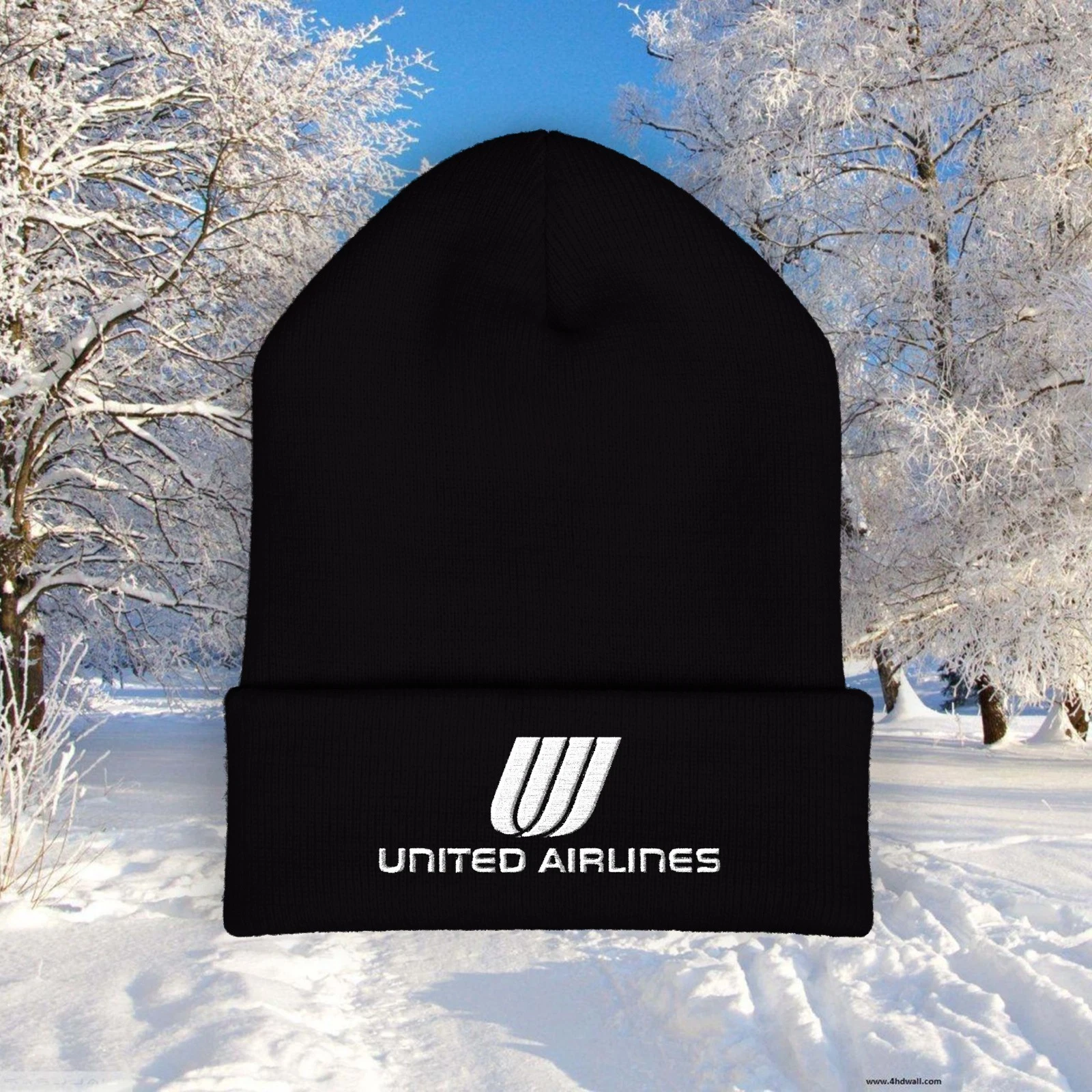 United Airlines Black Beanie Hat Size Adult
Opens in a new window or tab