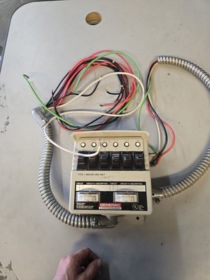 #ad USED Generac Generator Power Transfer System With Load ManagerModel 1276 1 $29.99