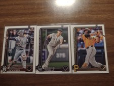 Jake Rogers, Connor Joe & Michael toglia Topps #48, 168 & 55