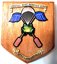 Special Boat Service SBS Mess Plaque or Shield Beautifully Hand Made