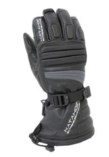 KATAHDIN GEAR TORQUE LEATHER SNOWMOBILE GLOVE, GREY-3XL