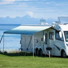 Apluschoice RV Awning Fabric Replacement 8x16 Ft Weatherproof Awning Replacement