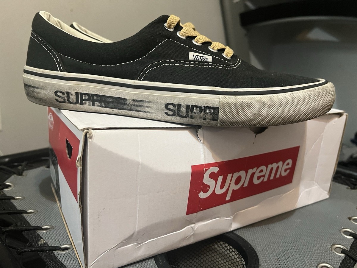 Vans Era Pro Supreme Motion Logo US Mens Sz 11.5 Low Rise Lace Up