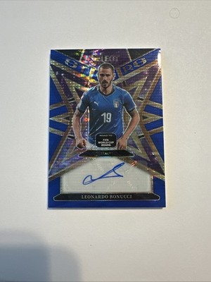 LEONARDO BONUCCI Auto Stars Blue Pulsar 2025-26 Panini Select FIFA World Cup ST-
