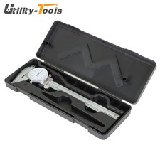6inch Dial Caliper Carbon Steel Shockproof .001" Of One Inch Premium Precision
