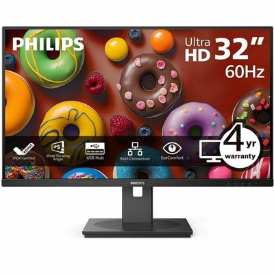 PHILIPS 32B1U3900 - 32 inch Monitor, LED, 4K UHD, USB-C (90W), HDMIx2, DP, RJ45,
